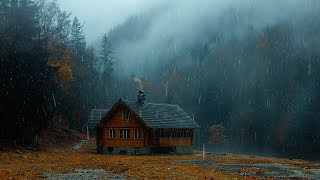 Relieve Stress and Fall Asleep with Heavy Rain in the Forest | Rain Sounds for Sleeping and Studying