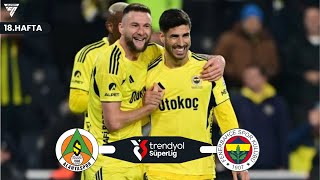 ALANYASPOR - FENERBAHÇE | TRENDYOL SÜPER LİG 18.HAFTA | FC 26 #türkçespiker #fc25 #fc26 #fifa