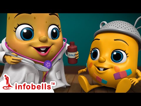 உருளைக் கிழங்கு செல்லக்குட்டிக்கு காய்ச்சல் காய்ச்சல் | Tamil Rhymes for Children | Infobells