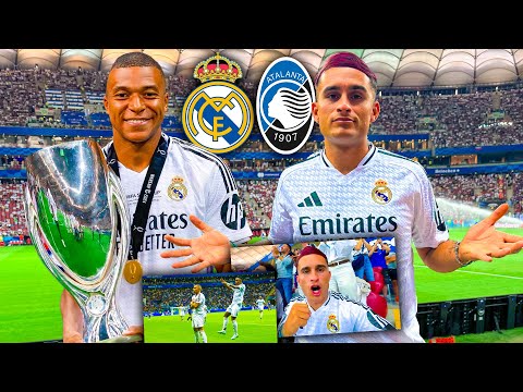 REACCIONANDO AL GOL DE KYLIAN MBAPPÉ | Real Madrid 2-0 Atalanta | FINAL SUPERCOPA DE EUROPA