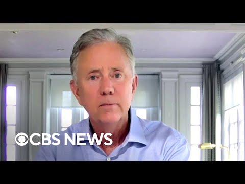YouTube video thumbnail: Connecticut Gov. Ned Lamont on Trump Budget Bill, Zohran Mamdani