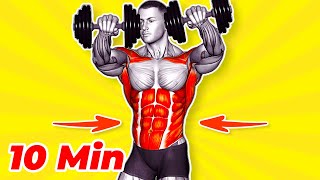 ➜ Total Body Sculpt ➜ Beginner-Friendly 10-Min Routine with Dumbbells!