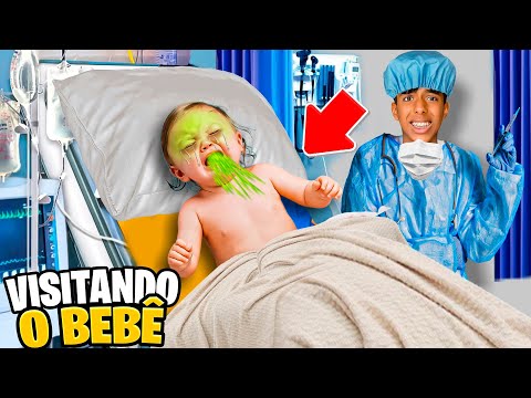 FUI VISITAR O BEBÊ QUE ESTAVA DOENTE!!