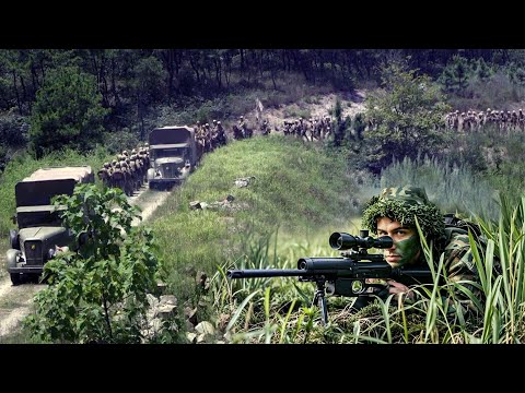 狙擊手埋伏起來，把1000出征日軍全殲！⚔️ 抗日 | Kung Fu | Action