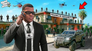 GTA 5 : Franklin Becomes The Most Special Security Guard Ever ! (GTA 5 Mods)