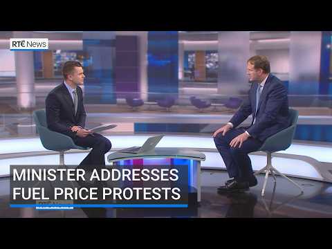 YouTube video thumbnail: O'Callaghan Says Protests Damaging Interests of Irish People