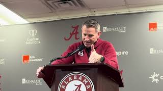 Alabama Basketball Head Coach Nate Oats Press Conference Before Vanderbilt