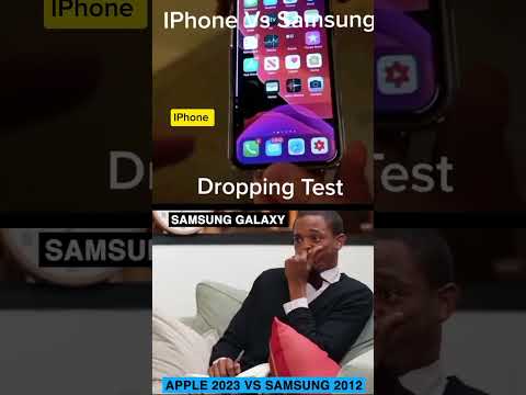 iPhone versus Samsung dropping test #iphone #iphonevssamsung