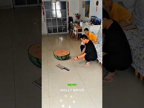 🎨🍉 ¡El misterio de la sandía pintada! 😲😂