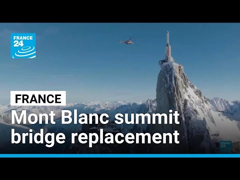YouTube video thumbnail: France: Extreme Footbridge Replacement at Mont Blanc Summit