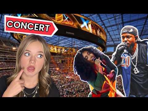 WE HAD TO MOVE SEATS AT THE KENDRICK & SZA CONCERT BECAUSE OF THIS! 😭