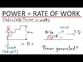 Power and Work Concepts