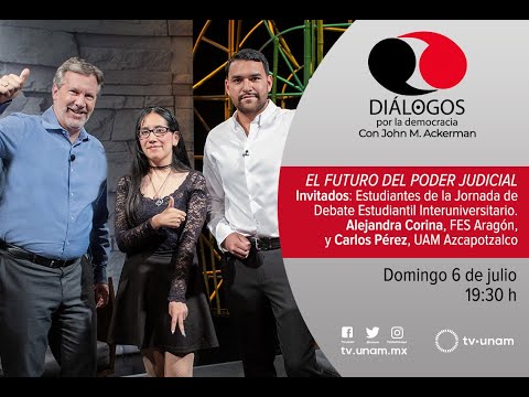 Diálogos por la democracia con estudiantes de la Jornada de Debate Estudiantil Interuniversitario