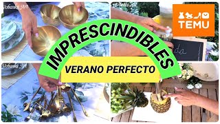 Decoracion, Ideas, IMPRESCINDIBLES  para un VERANO PERFECTO  que encontré en TEMU 