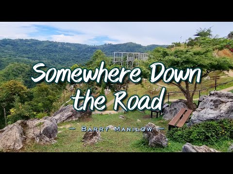 SOMEWHERE DOWN THE ROAD – (4k Karaoke Version) – in the style of Barry Manilow