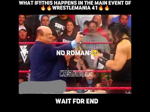 WHAT IFF!!🥺🥺PAUL DO THIS TO ROMAN AND PUNK #reel# #shorts #wwe #romanreigns #wrestling