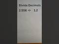 Understanding Decimal Division