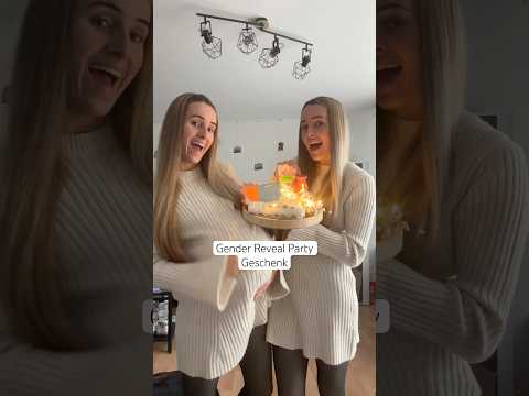 Das haben wir @yvonnedilauro zur Gender Reveal Party geschenkt 🫶🏼 | #lesotwins
