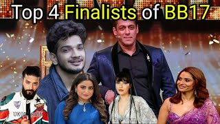 Bigg Boss 17 Ke Top 4 Finalists | बिग बॉस 17 के 4 फाइनलिस्ट
