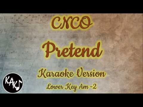 CNCO – Pretend Karaoke Instrumental Lyrics Cover Lower Key Am