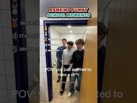 Ranking Funny School Moments #shorts