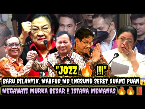 “JOZZ‼️Baru Dilantik, Mahfud MD Langsung Seret Suami Puan?! MegaWati Murka Besar — Istana Panas!!😱🔥”
