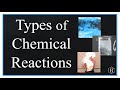 Identifying Major Types of Chemical Reactions