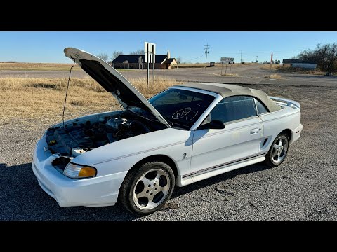 This 11k Mile Mustang Cobra was Under Salt Water - Will it Drive 10 Miles?