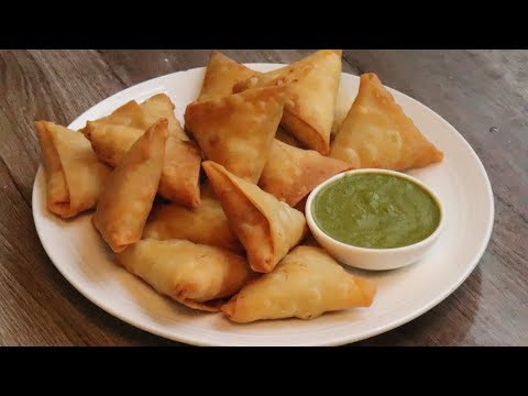 समोसा बनाये घर के कम सामग्री से खस्ता शिक्रेट चटनी के साथ | Samosa Recipe | Geeta Cooking World