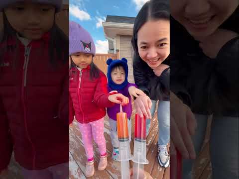Injection prank on sis and mom 😱🤣👶🏻❤️👧🏻