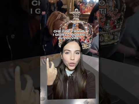 Ecco che fine fanno i gioielli rubati al Louvre 😂 #gioielli #quelladeigioielli #louvre