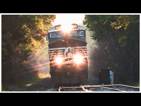 NS Train Wants To Roll Over! CSX Train Crosses Over Tracks at 40 MPH! Family Lines System HU + More!