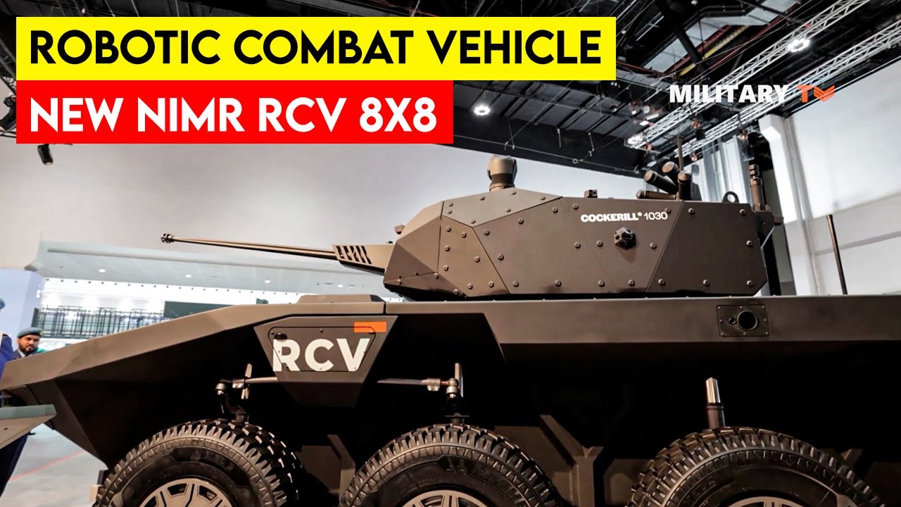 NIMR Robotic Combat Vehicle 8X8 With Amphibious Capabilities