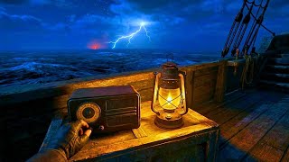 You’re On an Old Ship Listening to Stories on an Old Radio | Pirate & Viking Tales for Sleep