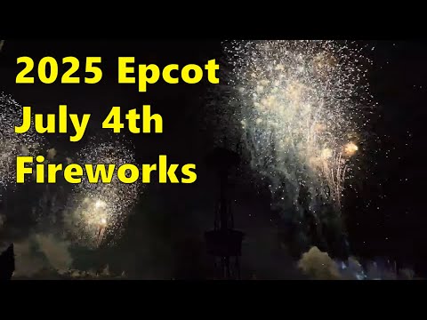 2025 July 4th Epcot Fireworks - The Heartbeat of Freedom - Walt Disney World