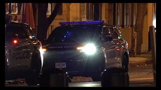 Police Car Stop Unfolds During Peterson’s Interviews