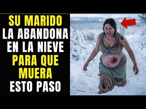 Hombre Abandonó a su Esposa Embarazada En Medio de La Nieve. Ella Se Mete a un Iglú y Encuentra Esto