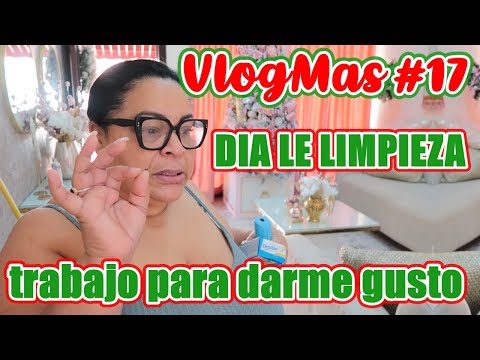 VLOGMAS#17 UN DIA DE LIMPIEZA/ KINO YA HIZO LA CAMA / POR ESTO TRABAJO