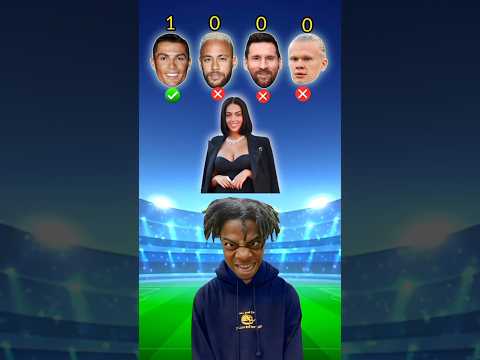 Ronaldo vs Neymar vs Messi vs Halland - ishowspeed ask 🥳😎
