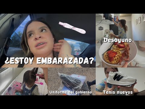 ¿SI ESTOY EMBARAZADA? ? Que paso con mi regla | Recogimos el uniforme de gobierno | Tenis nuevos