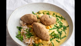 Kibbeh Arnabieh | Fleischbällchen in Tahini-Zitrus-Sauce aus Kitchen Impossible