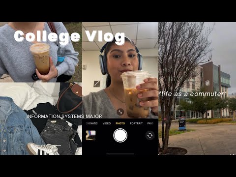 College Vlog: *what I do in between classes* coffee, lunch & more!