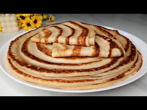 Perfect Crepes in 10 minutes! THE SECRET to French Crepes is mixing all the ingredients correctly!