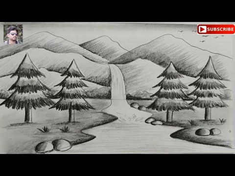 Drawing Scenery Sketch Easy - img-twig