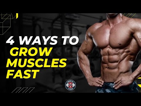 4 Ways To Grow Muscles Fast | Muscles Growth | Urdu/Hindi