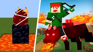 MEU NOVO PET? SOBREVIVENDO COM DRAGÕES ELEMENTAIS NO MINECRAFT!!