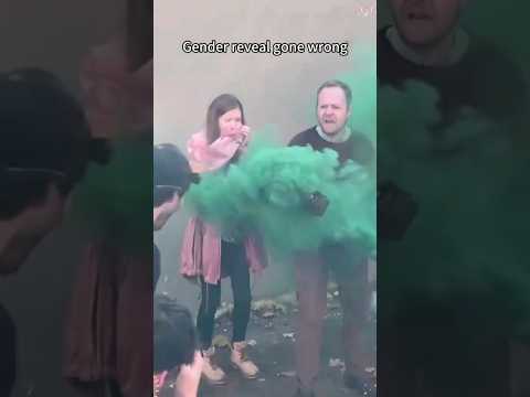Gender reveal 💙💕gone wrong #genderreveal #reveal