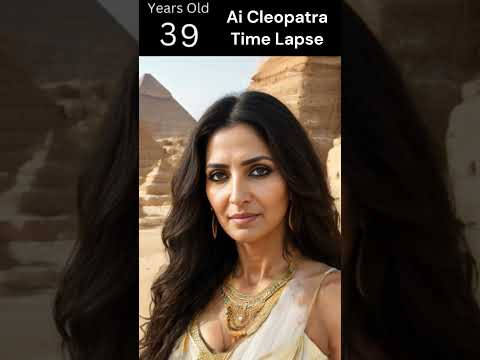 Cleopatra Time Lapse according to Ai #cleopatra #shorts