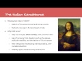 Renaissance Contributions and Concepts