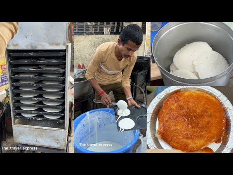 Ghee Podi Idli of Surat | Famous Cycle Idli Stall | Indian Street Food #idli